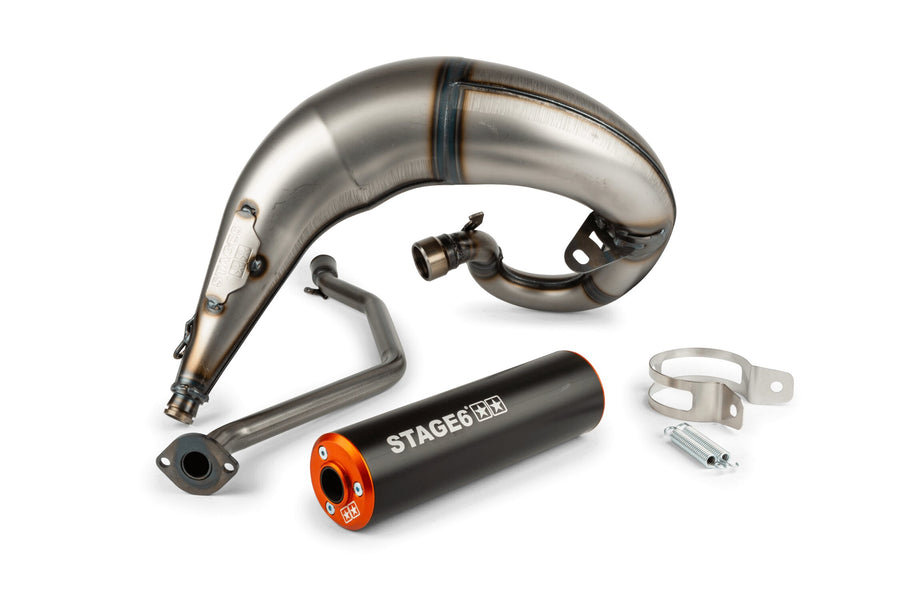 Beta RR-T SM 50 2T - Exhaust Streetrace High Mount CNC orange black