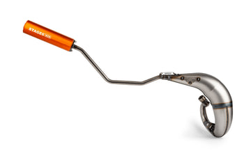 Beta RR-T SM 50 2T - Exhaust Streetrace High Mount CNC orange