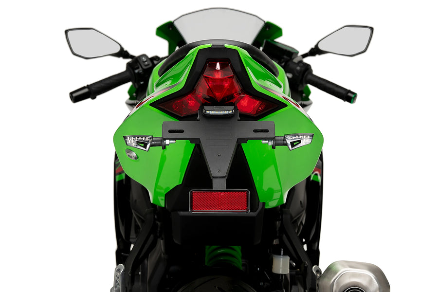 KAWASAKI ZX-4R/ZX-4RR [2024] - Kennzeichenhalter | Schwarz | PUIG 21836N