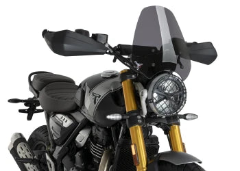 TRIUMPH SCRAMBLER 400X [2025] – Retro Fairing Screen – Black