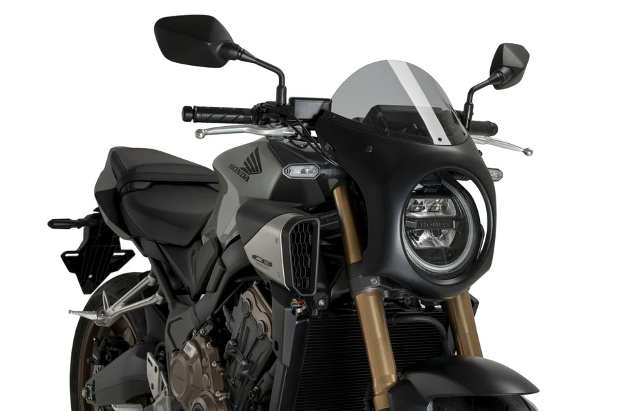 HONDA CB 650 R NEO SPORTS CAFE [2025] – Retro-Verkleidungscheibe – Schwarz