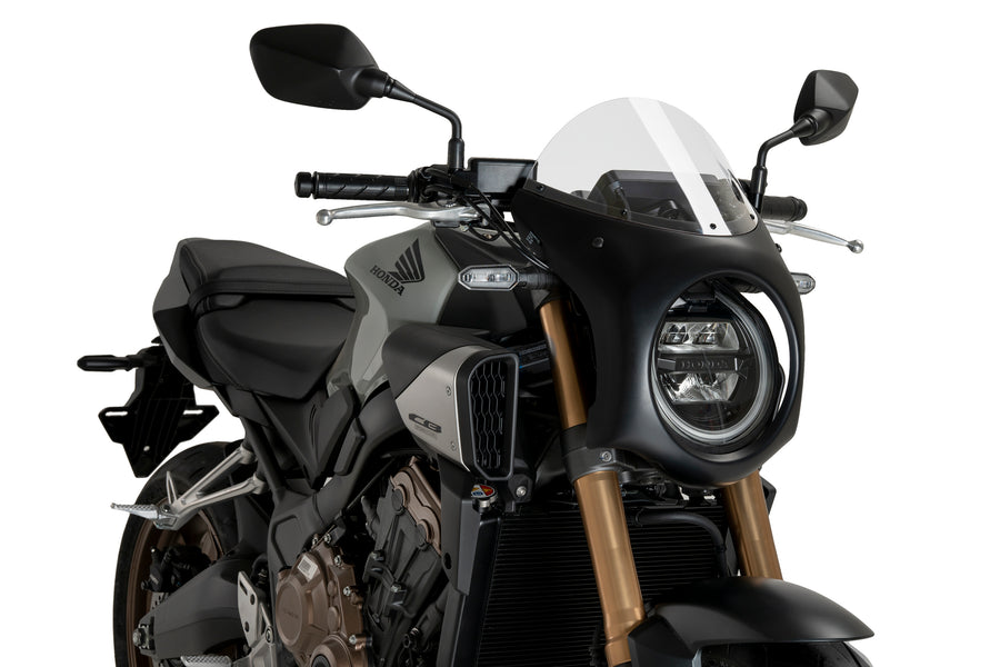 HONDA CB 650 R NEO SPORTS CAFE [2025] – Retro-Verkleidungscheibe – Schwarz