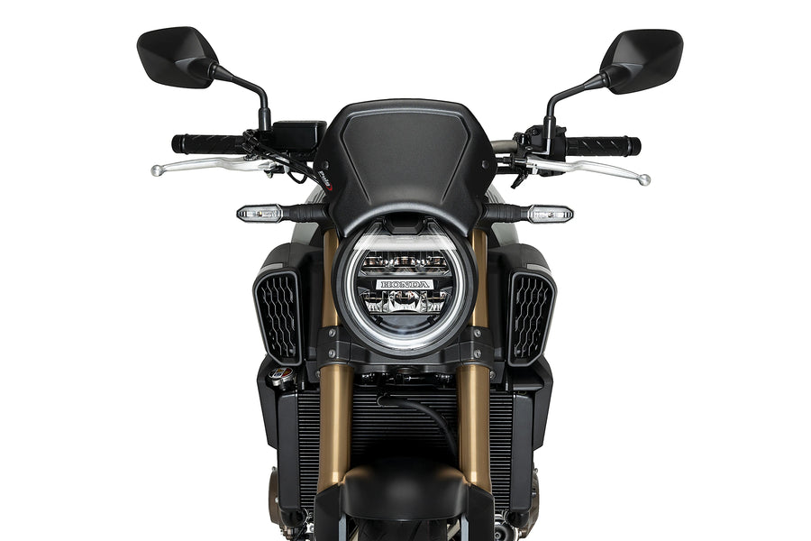 HONDA CB 650 R NEO SPORTS CAFE [2025] - ALU-Frontplatte | Schwarz | PUIG 21963N