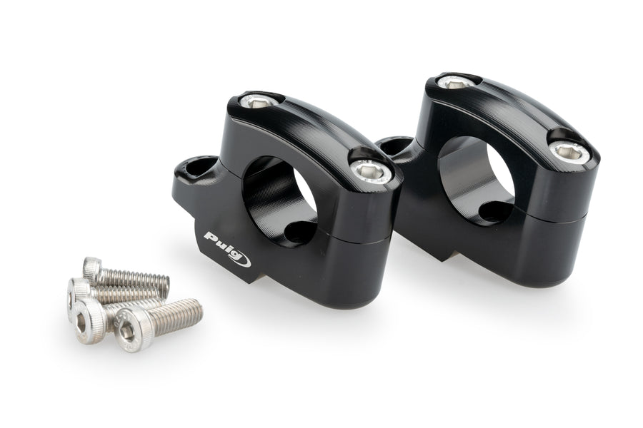 BMW R 12 NINET [2025] – Pullback handlebar risers – silver
