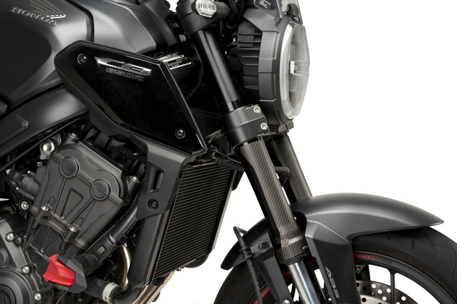 KTM RC 390 [2025] – Gabelschutzkit Aufkleber – Carbon look