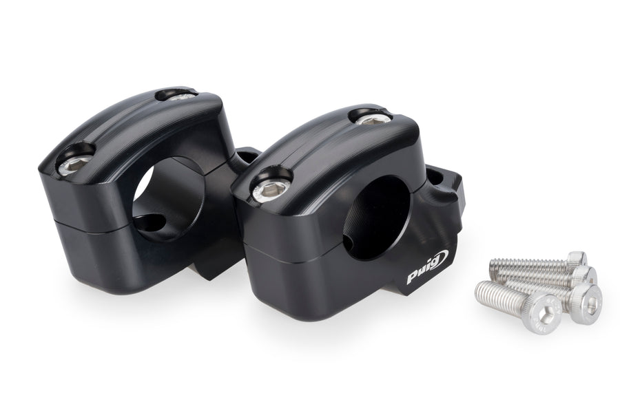 YAMAHA MT-09 Y-AMT [2024] – Pullback handlebar risers – silver