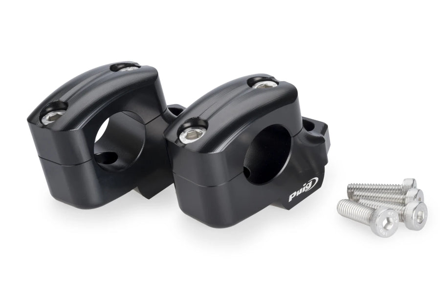 YAMAHA MT-09 Y-AMT [2024] – Pullback handlebar risers – Black