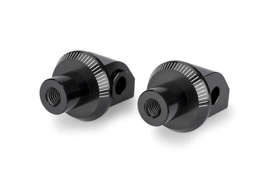 TRIUMPH SPEED 400 [2025] – Adapter Beifahrer Fußrasten- Gummipad – Schwarz