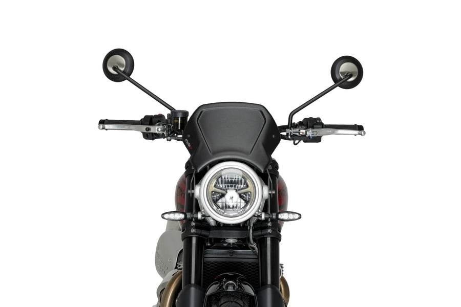 TRIUMPH SCRAMBLER 1200X [2025] – ALU Frontplatte – Schwarz