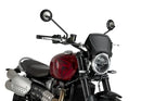 TRIUMPH SCRAMBLER 1200X [2025] – Frontplatte ABS – Carbon look-2