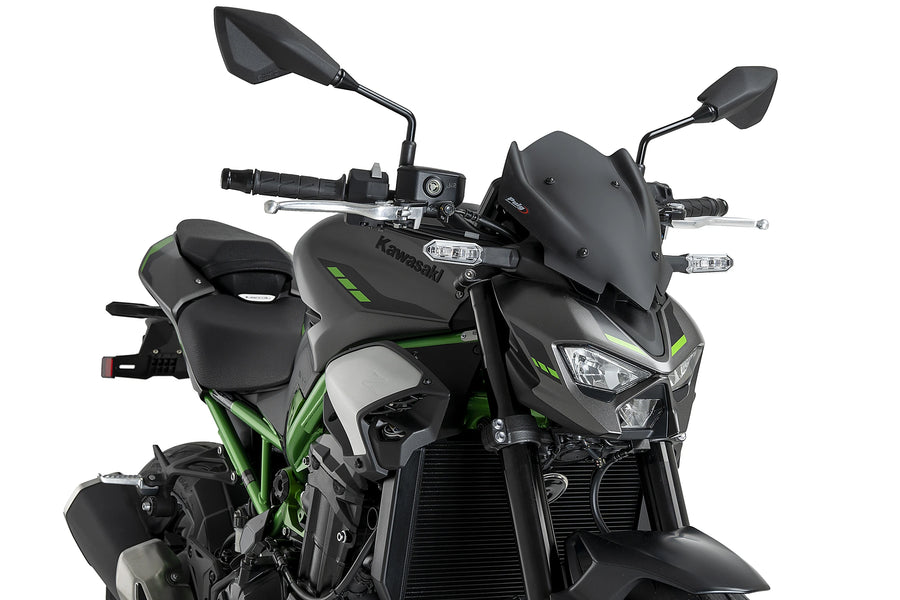 KAWASAKI Z 900 SE [2025] - New Generation Sport Windschild | Mattschwarz | PUIG 22439J