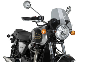 TRIUMPH BONNEVILLE T 120 BLACK [2025] – Tourenscheibe mit Spoilerscheibe