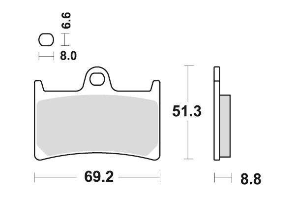 YAMAHA XSR 900 [2016-2022] - Dual Sinter brake pads