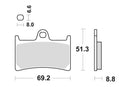 YAMAHA YZF R 6 [1999-2023] - Bremsbeläge Dual Sinter