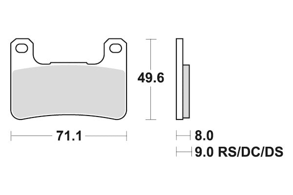 KAWASAKI ZX [2008-2015] - Dual Sinter brake pads