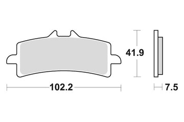 DUCATI 1200 MONSTER [2014-2016] - Dual Sinter brake pads