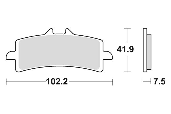 HUSQVARNA FS 450 [2015-2022] - Dual Sinter brake pads