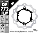 Sherco 5.1 510 I Supermoto [2008] - floating wave brake disc, grooved – picture 4
