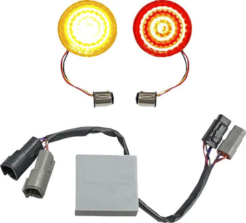 Harley Davidson FXS [CUSTOM DYNAMICS] – SMART LED Bullet Blinker-Einsätze