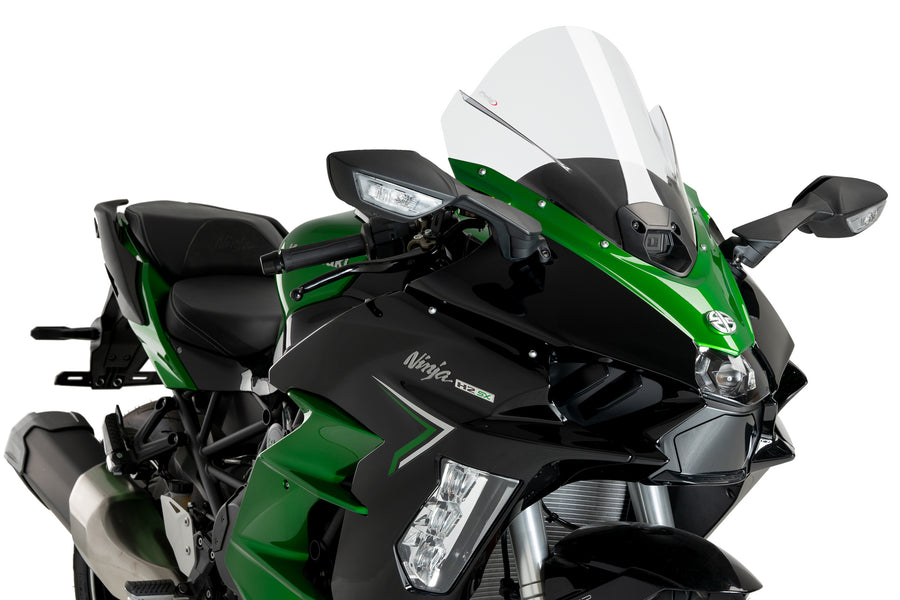 KAWASAKI NINJA H2 SX SE [2025] – Z-Racing Scheibe – Schwarz