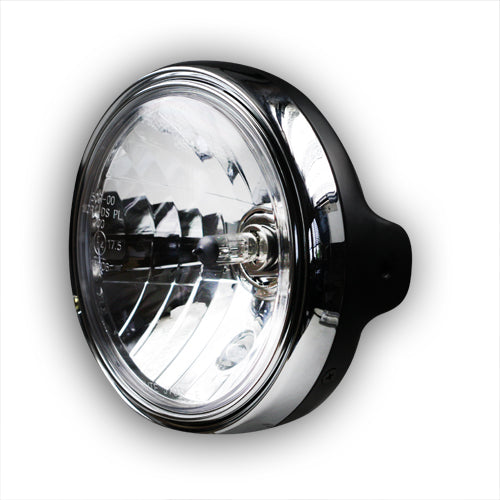 Norton Commando V4CR [alle Baujahre] – LTD-Style Scheinwerfer H4, 7 Zoll, Klarglas