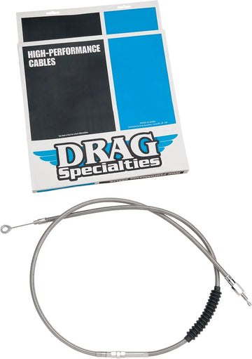 harley davidson fxwg [DRAG SPECIALTIES] – Hocheffizientes geflochtenes Edelstahl-Kupplungsseil - 0