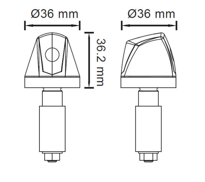 Yamaha MT-07 – Knight LED-Lenkerendenblinker-Paar