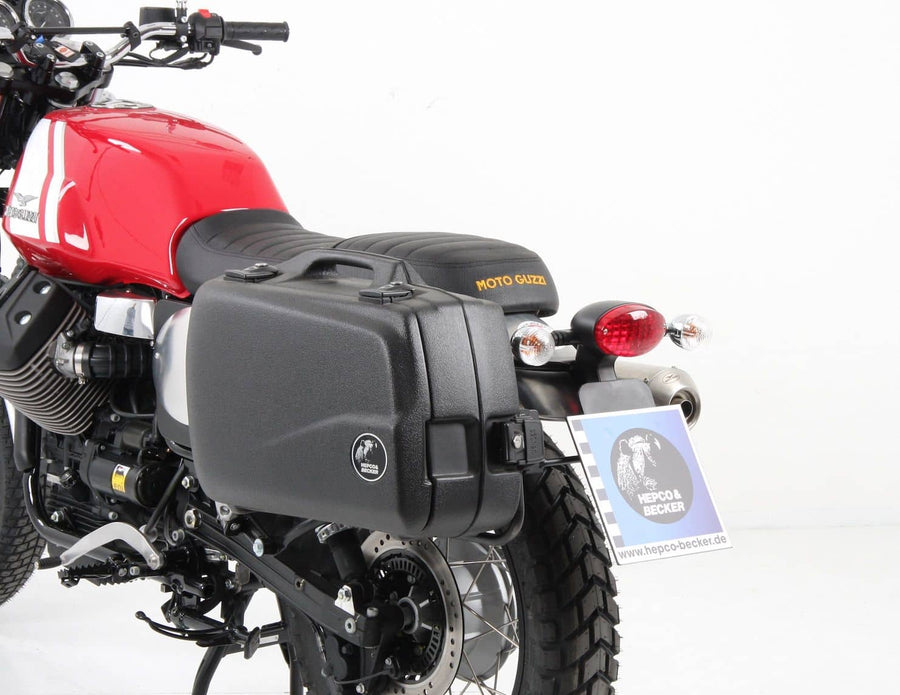 Moto Guzzi V 7 II Scrambler [2016] - case carrier one side on the left