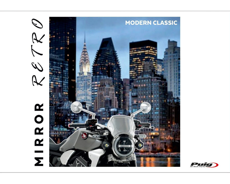 KTM 890 DUKE R [2025] – Retro Rückspiegel – Eloxiertes Aluminium
