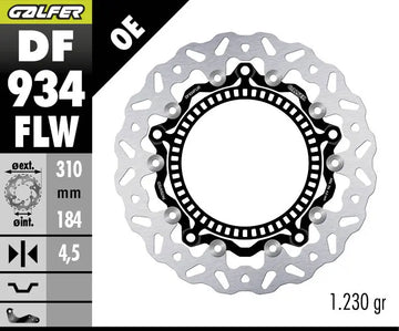 Triumph Trident 660 [2024-2026, 2025-2026] - Floating wave brake disc - picture 1