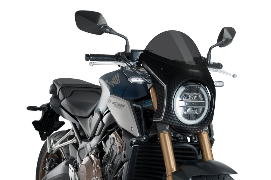 HONDA CB 650 R NEO SPORTS CAFE [2023] – Retro-Verkleidungscheibe – Schwarz