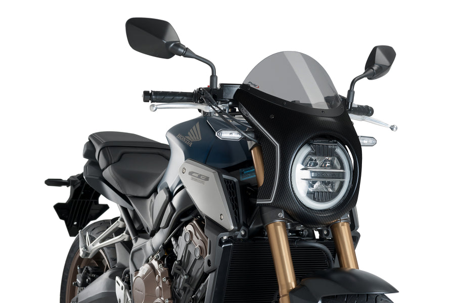 HONDA CB 650 R NEO SPORTS CAFE [2023] – Retro-Verkleidungscheibe – Schwarz