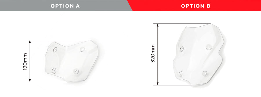 BMW F 750 GS [2024] – Adjustable screen – Transparent