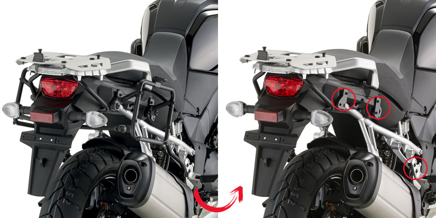 SUZUKI DL 1000 V STROM [2017-2018] - Quick release side case holder