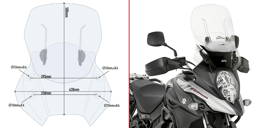 SUZUKI DL 650 V STROM [2017-2023] - Windshield