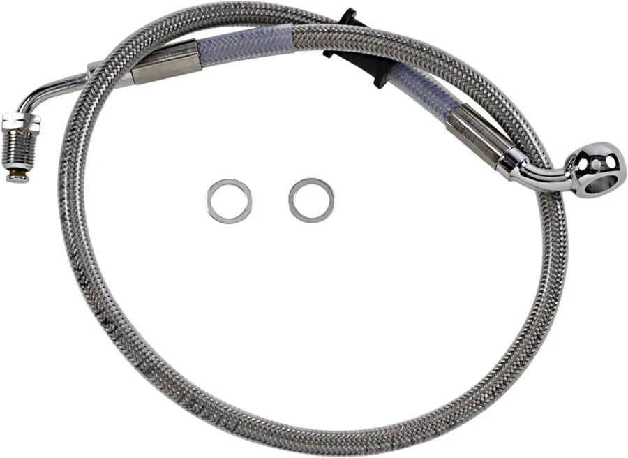 harley davidson flfb [DRAG SPECIALTIES] – Edelstahl Bremsleitungs-Kit