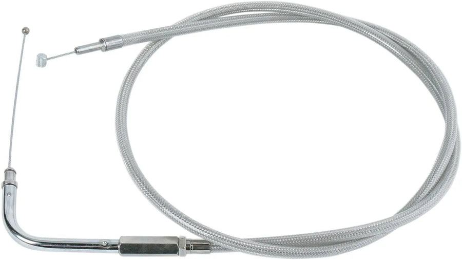 harley davidson flhr [DRAG SPECIALTIES] – Stainless steel covered throttle cable