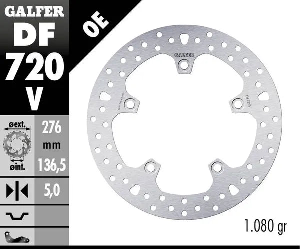Bmw R 1250 Rt ABS (0 J 61) [2019-2020, 2021-2024] - Brake disc fixed round - picture 4