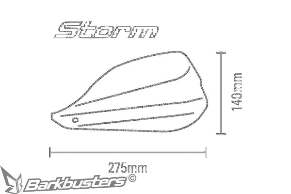 Ducati Scrambler 800 [BARKBUSTERS] – STORM Handprotektoren für 22 mm Lenker