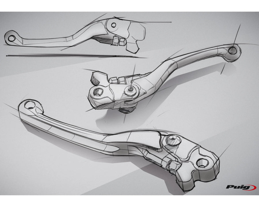 HONDA CRF 450 RX [2025] – Off-road levers – Black