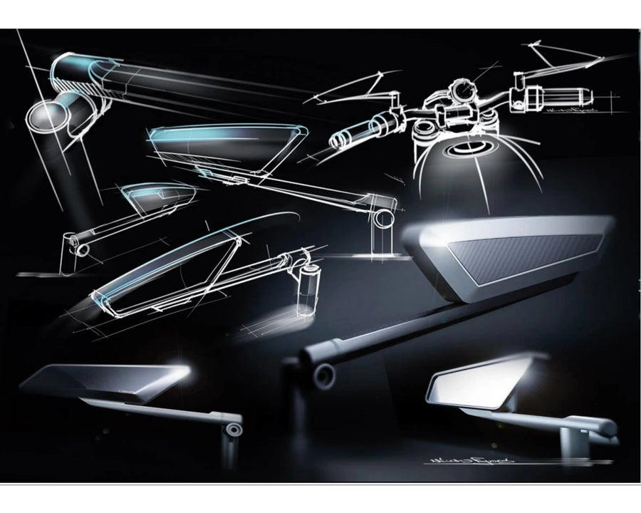 KTM 890 DUKE R [2025] – HyperNaked fairing windshield rearview mirror