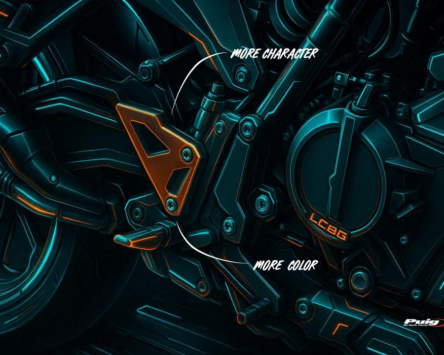 KAWASAKI Z 900 SE [2025] – Fersenplatten – Schwarz