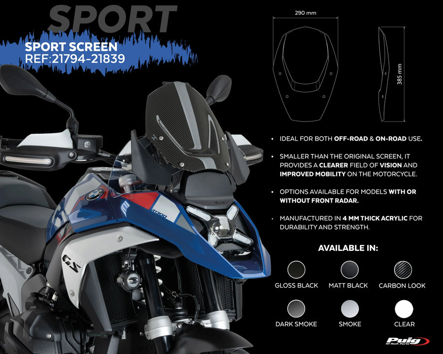 BMW R 1300 GS TROPHY [2025] – Tourenscheibe – Getönt