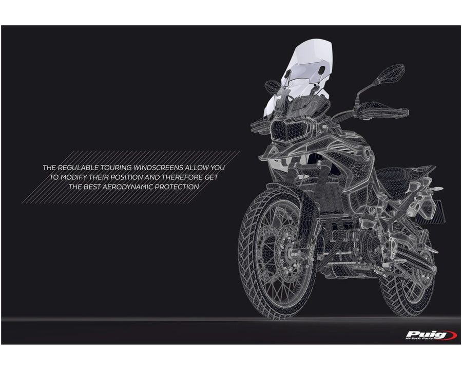 BMW F 750 GS [2024] – Adjustable screen – Transparent