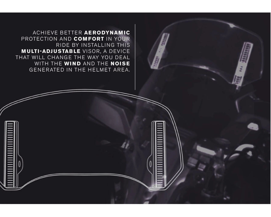 KTM 890 SMT [2025] – Spoiler disc 2.0 attached with screws – Transparent