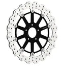 Harley-Davidson XL 883 R Roadster [2010-2013, 2014-2015] - floating wave brake disc - surface: orange, silver, stainless steel - picture 9