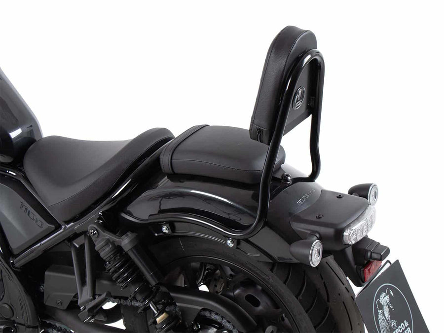 Honda CMX 1100 Rebel [2025] - Sissybar ohne Gepäckbrücke schwarz glanz Rohrausführung
