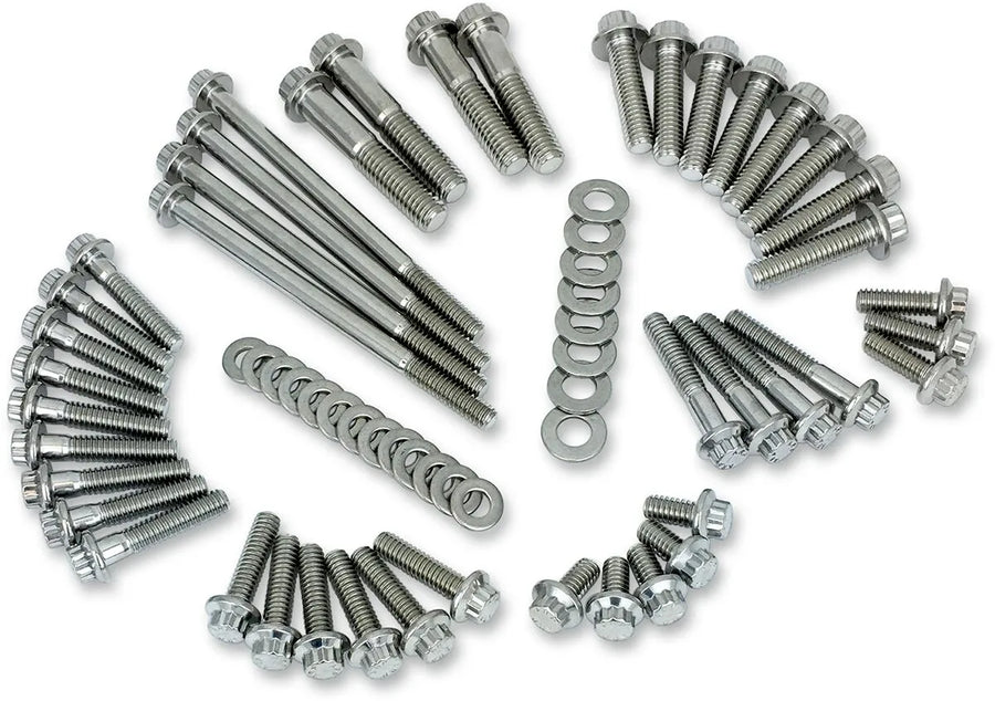 Harley-Davidson FXBB 1923 Softail Street Bob Solo 117 [2026] - 12-Punkt Externes Primär-/Getriebe-Motorschraubenset – Bild 1