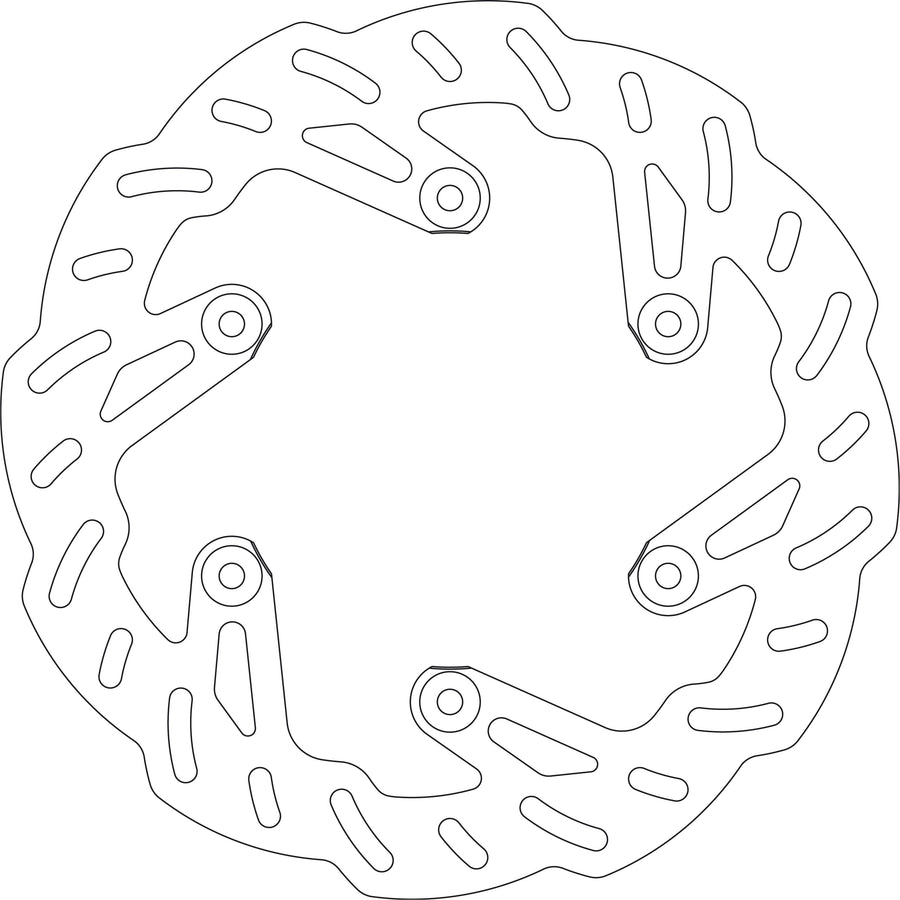 YAMAHA YZ 400 F [1998-2000] - Rear brake disc