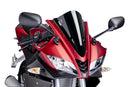 YAMAHA YZF-R 125 [2018] - PUIG Racingscheibe | Schwarz | PUIG 4637N